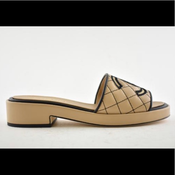 SOLD‼️Chanel CC sandal Sz 37.5 (6.5-7) - Picture 3 of 9